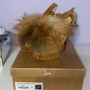 Christian Louboutin Splash Fur suede Fx